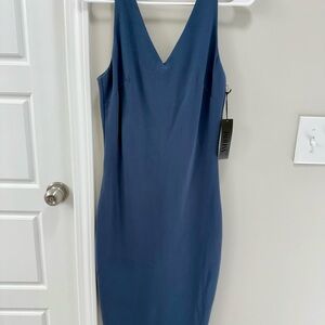 WHBM Blue Sheath Dress/ Size 2